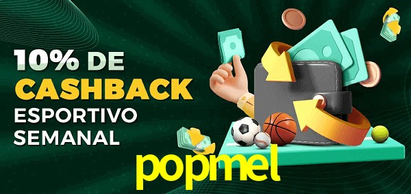 10% de bônus de cashback na popmel